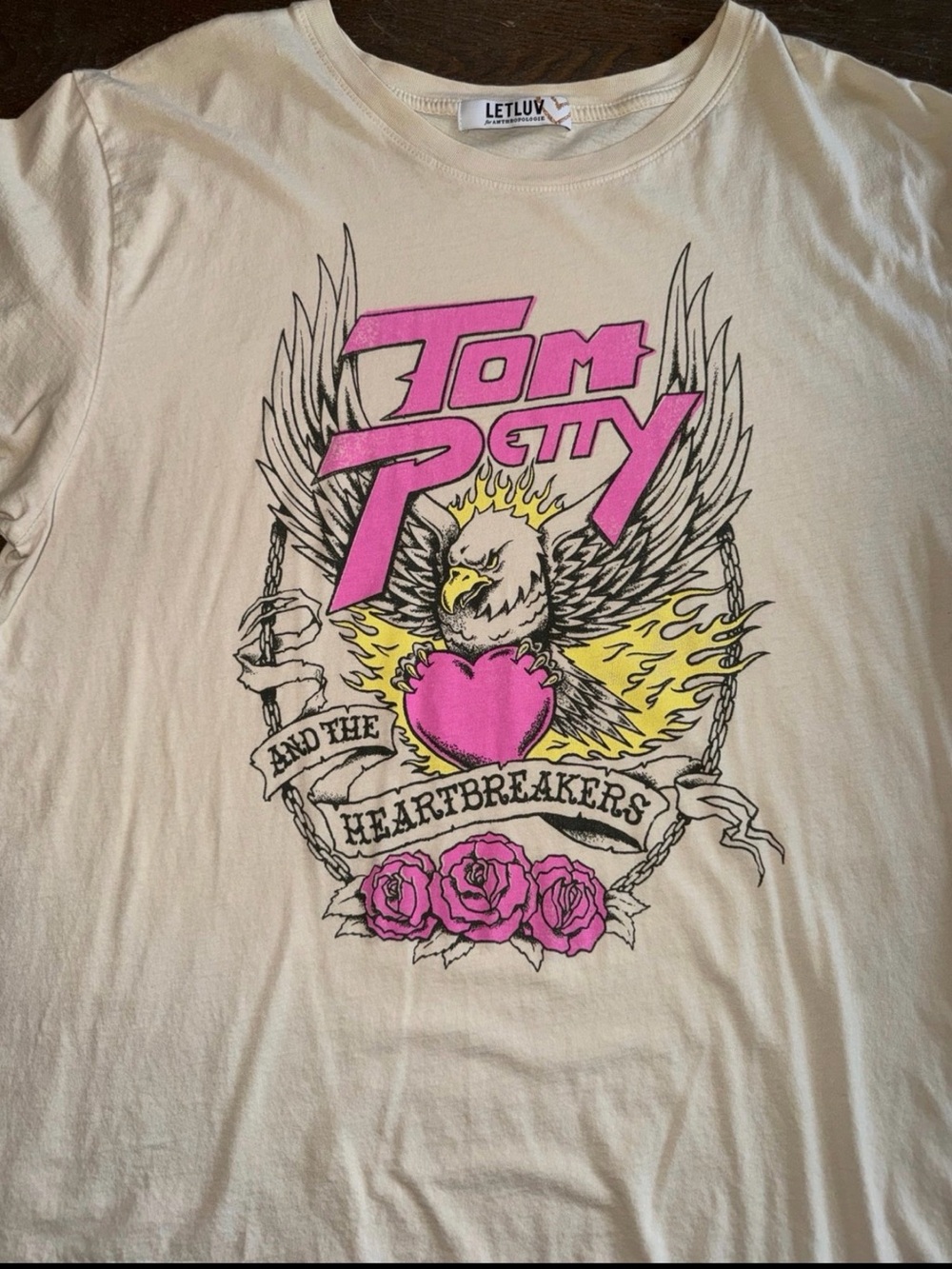 Letluv for Anthropologie Tom Petty and the Heartbreakers Graphic Tee size XL - Picture 2 of 7